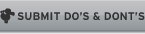 Submit do's & don'ts